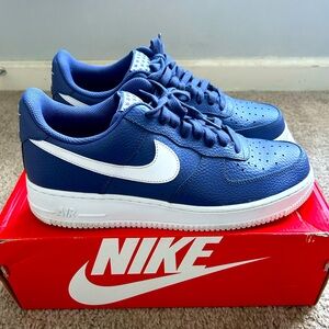 Nike Air Force 1 Low- Blue Recall White